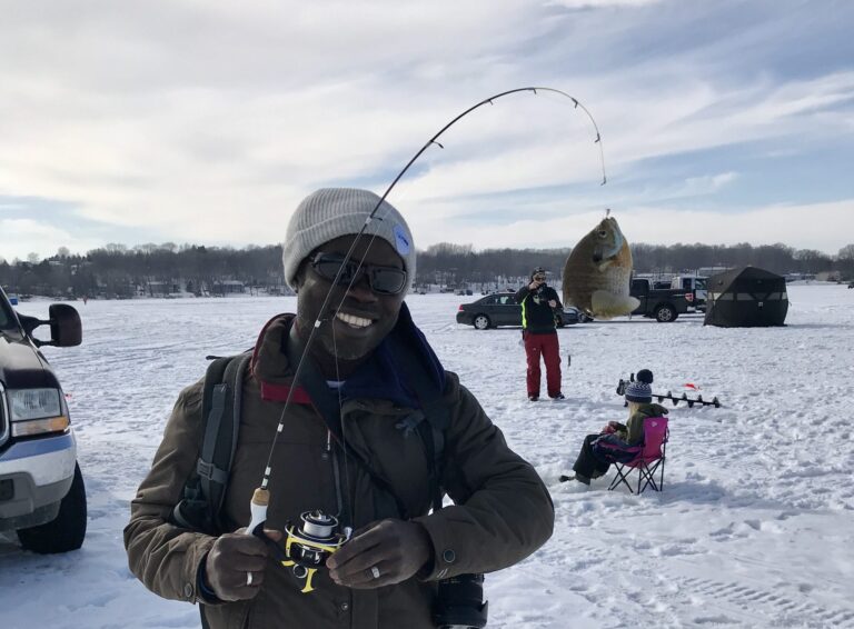Read more about the article From Ghana to Frozen Lakes: A Ghanaian’s Ice Fishing Adventure in Minnesota